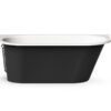 Sisseehitatav kivivann PAA VARIO M BC 156×75 cm, ümarad nurgad B ja C, läikiv kivimass 8 PAA VARIO M BC Einbau-Badewanne aus Mineralguss 156x75 cm, abgerundete Ecken B und C, glänzend – 8