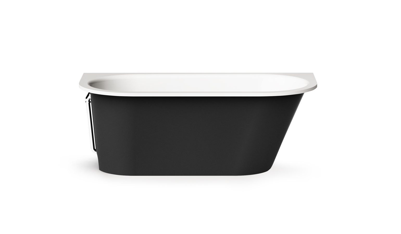 PAA VARIO M BC Einbau-Badewanne aus Mineralguss 156x75 cm, abgerundete Ecken B und C, glänzend – 8