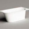 Sisseehitatav kivivann PAA VARIO M A 158×75 cm, ümar nurk A, läikiv kivimass 10 Einbau-Badewanne PAA VARIO M A 158x75 cm, Mineralguss – 10