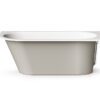 Sisseehitatav kivivann PAA VARIO M A 158×75 cm, ümar nurk A, läikiv kivimass 5 Einbau-Badewanne PAA VARIO M A 158x75 cm, Mineralguss – 5