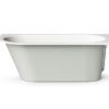 Sisseehitatav kivivann PAA VARIO M A 158×75 cm, ümar nurk A, läikiv kivimass 6 Einbau-Badewanne PAA VARIO M A 158x75 cm, Mineralguss – 6