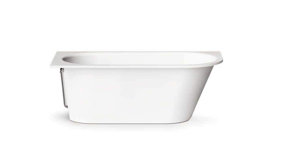 Sisseehitatav kivivann PAA VARIO L B 168×75 cm, ümar nurk B, läikiv kivimass PAA VARIO L B Einbau-Badewanne aus Mineralguss 168x75 cm, abgerundete Ecke B, glänzend