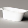 Sisseehitatav kivivann PAA VARIO M B 158×75 cm, ümar nurk B, läikiv kivimass 10 PAA VARIO M B Einbau-Badewanne aus Mineralguss 158x75 cm, abgerundete Ecke B, glänzend – 10