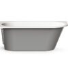 Sisseehitatav kivivann PAA VARIO L B 168×75 cm, ümar nurk B, läikiv kivimass 7 PAA VARIO L B Einbau-Badewanne aus Mineralguss 168x75 cm, abgerundete Ecke B, glänzend – 7