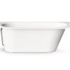 Sisseehitatav kivivann PAA VARIO M C 158×75 cm, ümar nurk C, läikiv kivimass PAA VARIO M C Einbau-Badewanne aus Mineralguss 158x75 cm, abgerundete Ecke C, glänzend