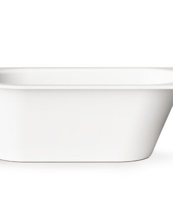 PAA VARIO M C Einbau-Badewanne aus Mineralguss 158x75 cm, abgerundete Ecke C, glänzend