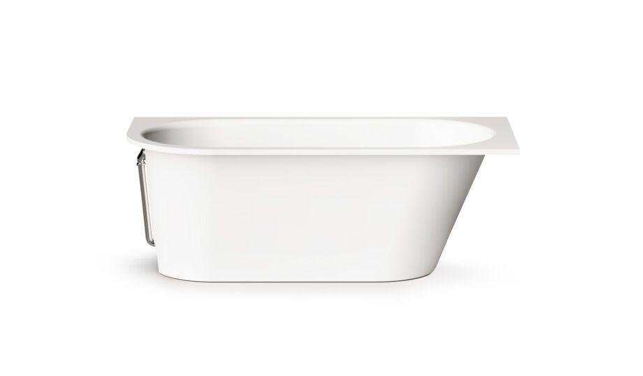 Sisseehitatav kivivann PAA VARIO M C 158×75 cm, ümar nurk C, läikiv kivimass PAA VARIO M C Einbau-Badewanne aus Mineralguss 158x75 cm, abgerundete Ecke C, glänzend