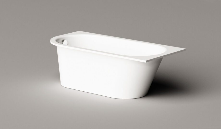 Sisseehitatav kivivann PAA VARIO M C 158×75 cm, ümar nurk C, läikiv kivimass 10 PAA VARIO M C Einbau-Badewanne aus Mineralguss 158x75 cm, abgerundete Ecke C, glänzend – 10