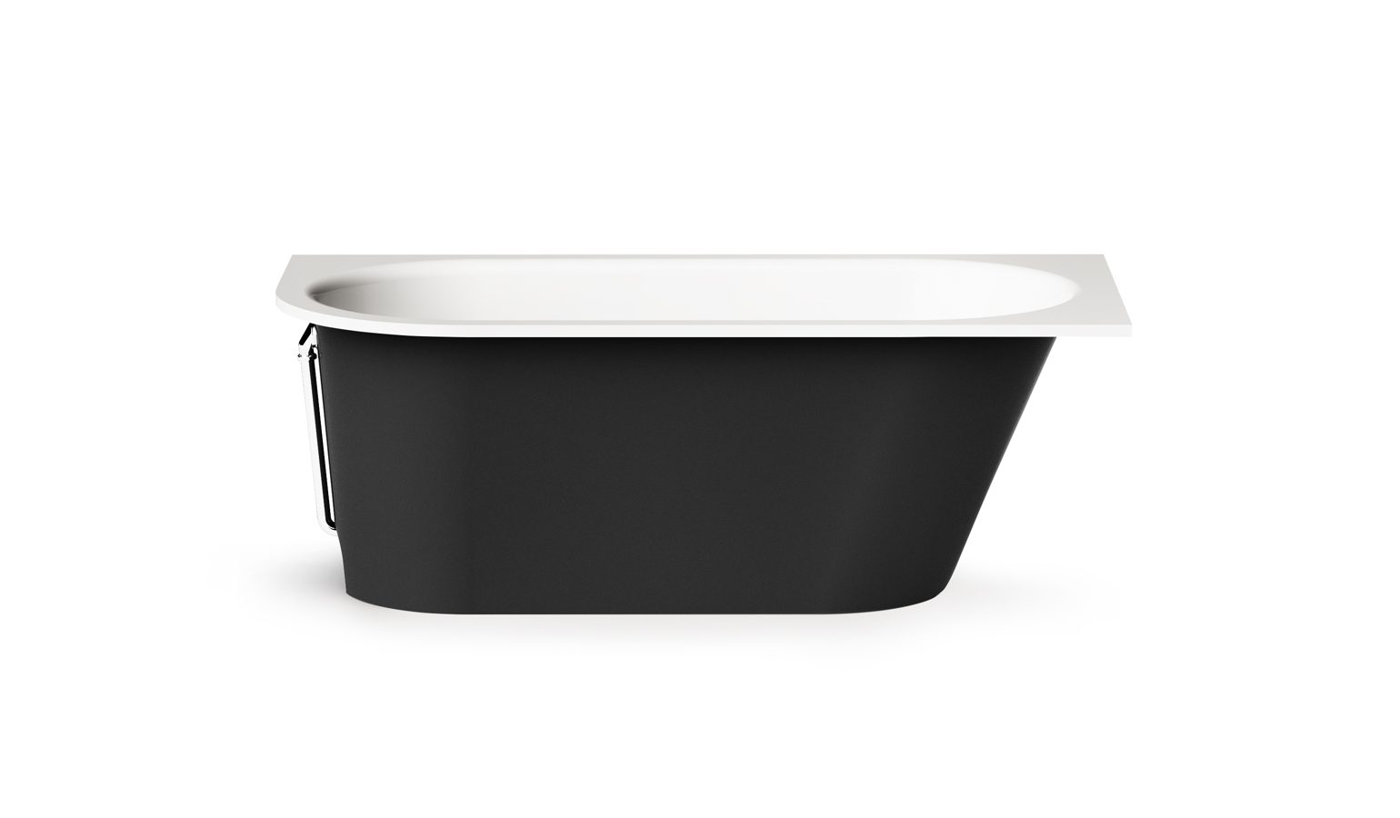 PAA VARIO M C Einbau-Badewanne aus Mineralguss 158x75 cm, abgerundete Ecke C, glänzend – 8