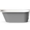 Sisseehitatav kivivann PAA VARIO M D 158×75 cm, ümar nurk D, läikiv kivimass 7 PAA VARIO L D Einbau-Badewanne aus Mineralguss 168x75 cm, abgerundete Ecke D, glänzend – 7