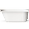 Sisseehitatav kivivann PAA VARIO M 160×75 cm, läikiv kivimass Einbau-Badewanne PAA VARIO M 160x75 cm, Mineralguss
