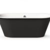 Eraldiseisev kivivann PAA VARIO XL ABCD 175×80 cm, kõik nurgad ümarad, läikiv kivimass 9 PAA VARIO XL ABCD freistehende Badewanne aus Mineralguss 175x80 cm, alle Ecken abgerundet, glänzend – 9