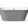 Einbau-Badewanne PAA VARIO XL AD 175,5x80 cm, Mineralguss – 8