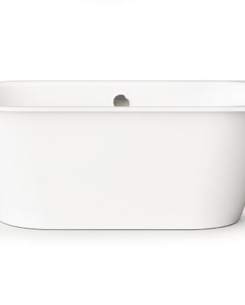 PAA VARIO XL AB Einbau-Badewanne aus Mineralguss 180x80 cm, abgerundete Ecken A und B, glänzend