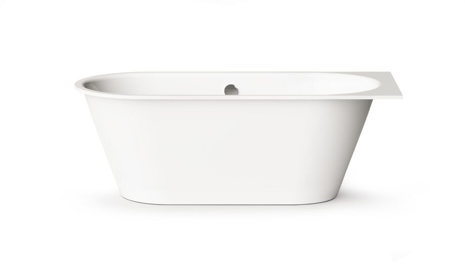 Sisseehitatav kivivann PAA VARIO XL AB 180×80 cm, ümarad nurgad A ja B, läikiv kivimass PAA VARIO XL AB Einbau-Badewanne aus Mineralguss 180x80 cm, abgerundete Ecken A und B, glänzend