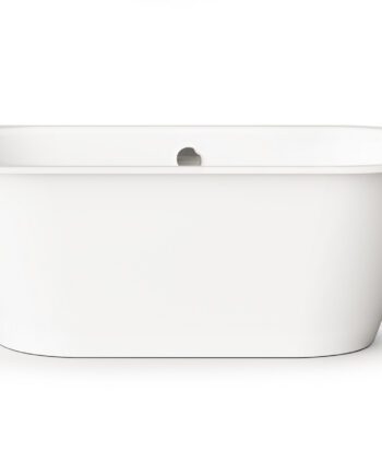 PAA VARIO XL CD Einbau-Badewanne aus Mineralguss 180x80 cm, abgerundete Ecken C und D, glänzend