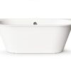 Sisseehitatav kivivann PAA VARIO XL D 180×80 cm, ümar nurk D, läikiv kivimass PAA VARIO XL D Einbau-Badewanne aus Mineralguss 180x80 cm, abgerundete Ecke D, glänzend