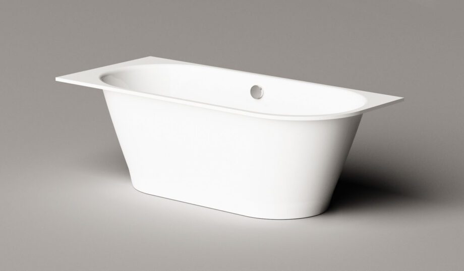 Sisseehitatav kivivann PAA VARIO XL D 180×80 cm, ümar nurk D, läikiv kivimass 10 PAA VARIO XL D Einbau-Badewanne aus Mineralguss 180x80 cm, abgerundete Ecke D, glänzend – 10