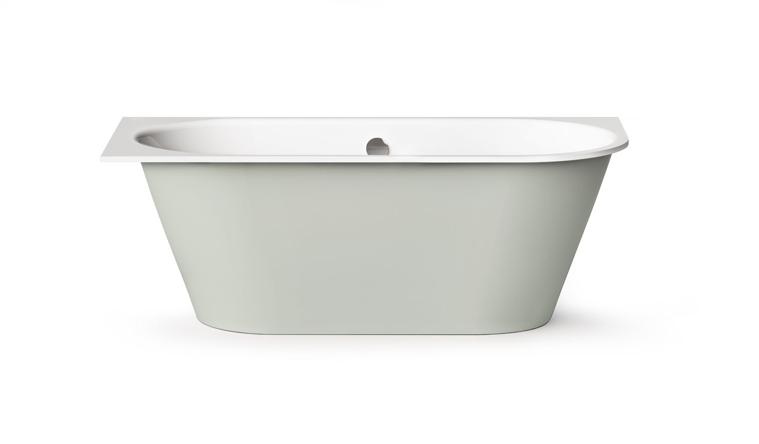 PAA VARIO XL D Einbau-Badewanne aus Mineralguss 180x80 cm, abgerundete Ecke D, glänzend – 7