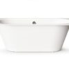 Sisseehitatav kivivann PAA VARIO XL 185×80 cm, läikiv kivimass Einbau-Badewanne PAA VARIO XL 185x80 cm, Mineralguss