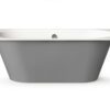 Sisseehitatav kivivann PAA VARIO XL 185×80 cm, läikiv kivimass 8 Einbau-Badewanne PAA VARIO XL 185x80 cm, Mineralguss – 8