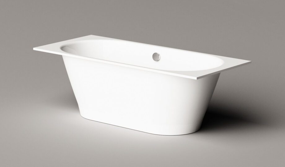 Sisseehitatav kivivann PAA VARIO XL 185×80 cm, läikiv kivimass 10 Einbau-Badewanne PAA VARIO XL 185x80 cm, Mineralguss – 10