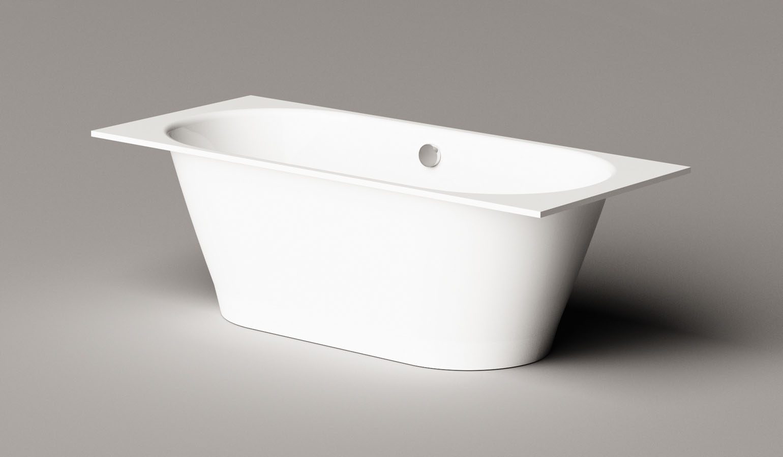 Einbau-Badewanne PAA VARIO XL 185x80 cm, Mineralguss – 10