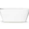 Eraldiseisev kivivann PAA DUNA 150×65 cm, matt Silkstone PAA DUNA freistehende Badewanne aus Silkstone 150x65 cm, matt