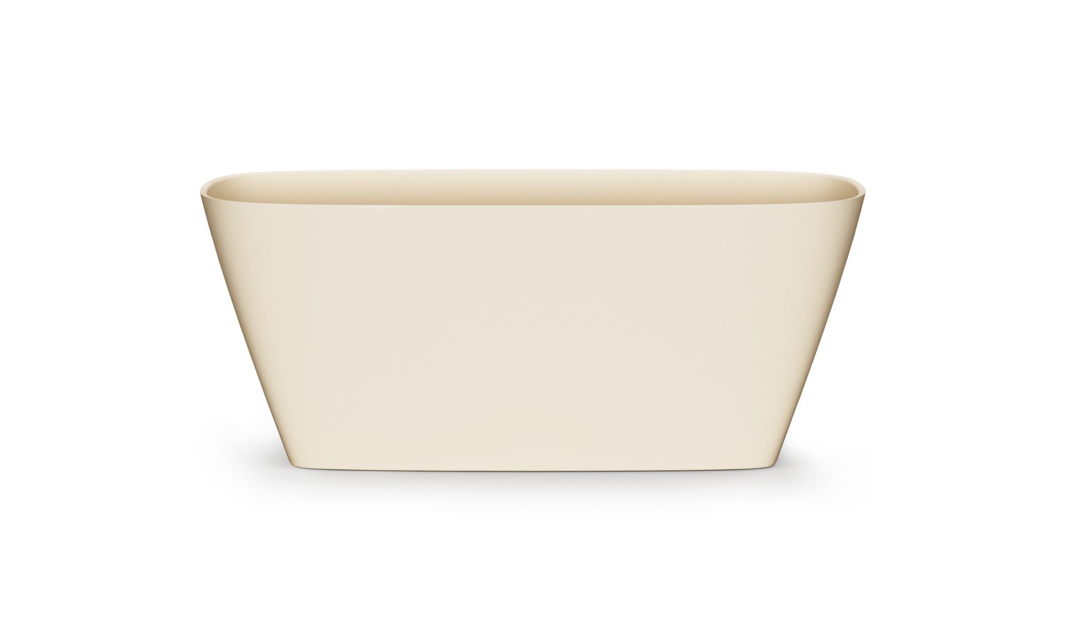 PAA DUNA freistehende Badewanne aus Silkstone 150x65 cm, matt – 6