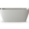 Eraldiseisev kivivann PAA DUNA 150×65 cm, läikiv kivimass 5 PAA DUNA freistehende Badewanne aus Mineralguss 150x65 cm, glänzend – 5