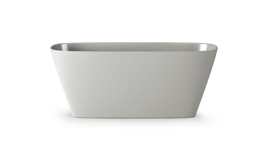 Eraldiseisev kivivann PAA DUNA 150×65 cm, läikiv kivimass 5 PAA DUNA freistehende Badewanne aus Mineralguss 150x65 cm, glänzend – 5