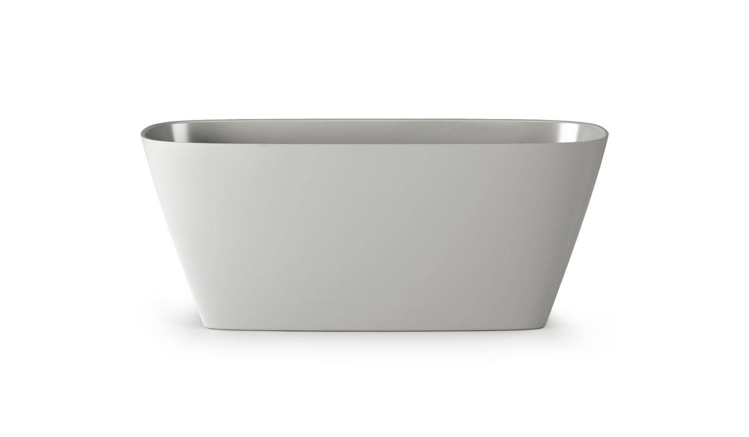PAA DUNA freistehende Badewanne aus Mineralguss 150x65 cm, glänzend – 5