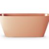 Eraldiseisev kivivann PAA DUNA 150×65 cm, läikiv kivimass 4 PAA DUNA freistehende Badewanne aus Mineralguss 150x65 cm, glänzend – 4