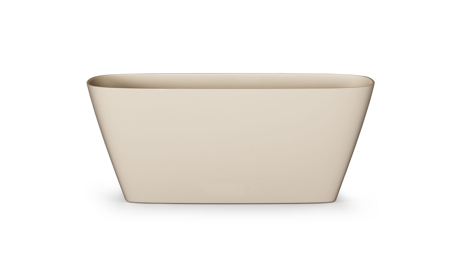 PAA DUNA freistehende Badewanne aus Silkstone 150x65 cm, matt – 5