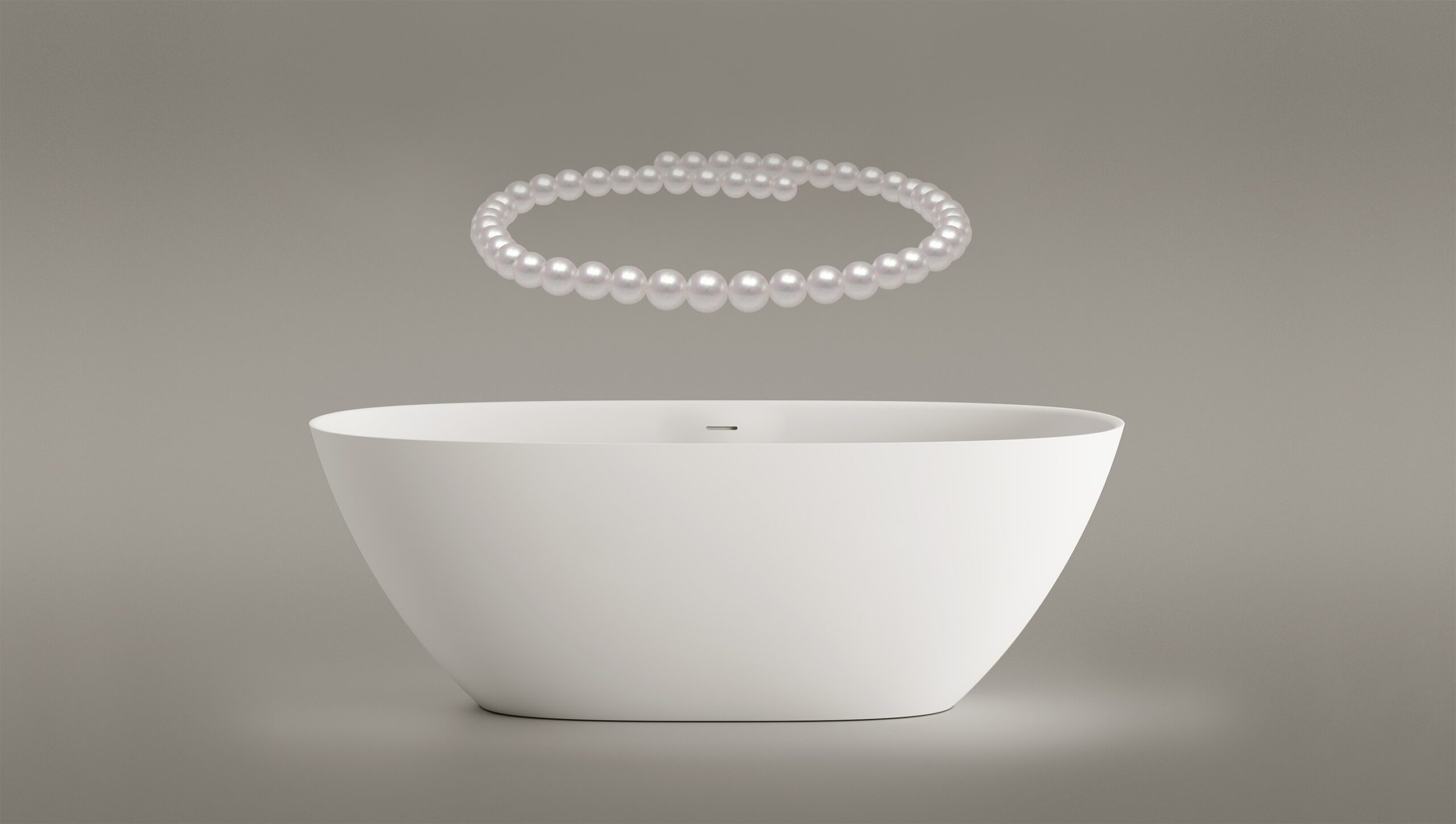 PAA PERLA 175 schwarze freistehende Badewanne Graphite, matt 175x76 cm – 2