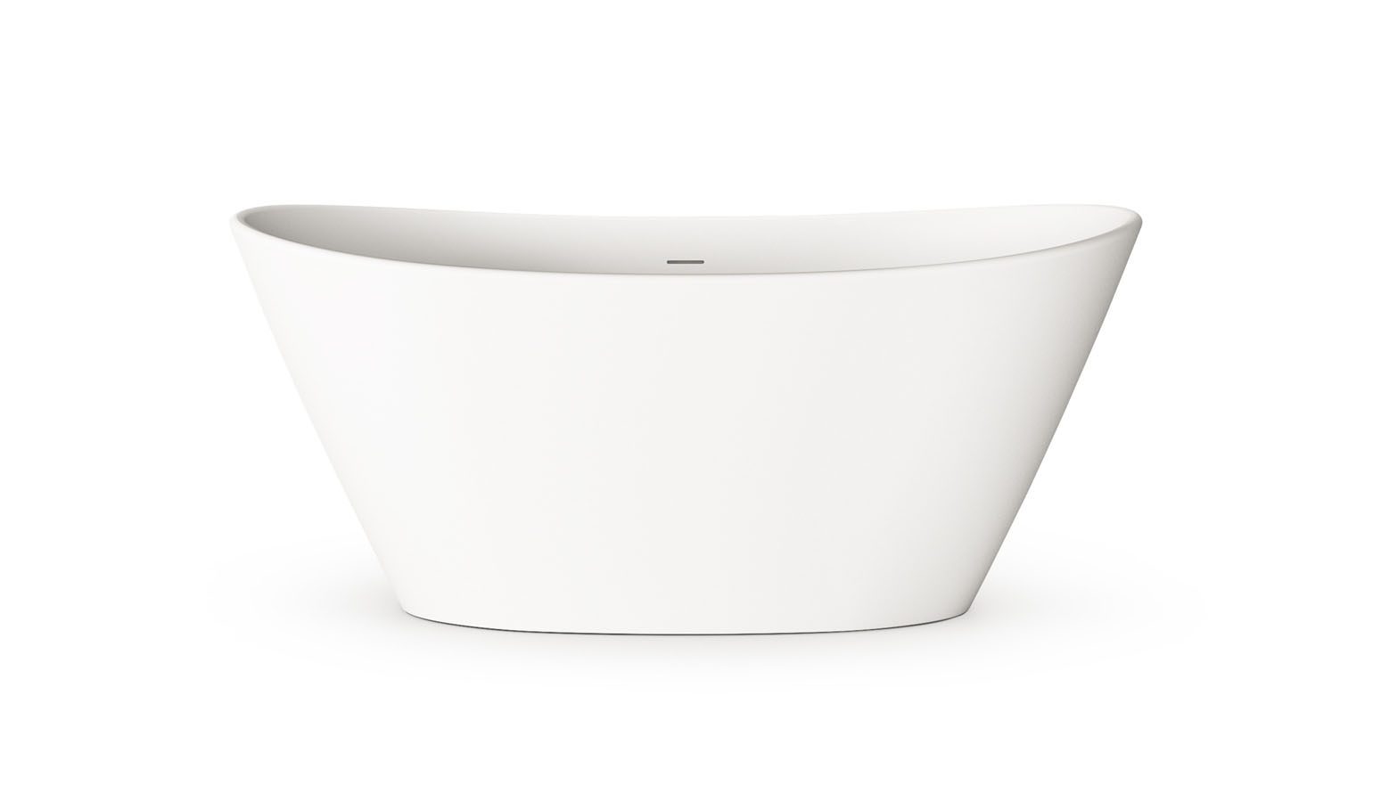 Freistehende Badewanne PAA AMORE 160x85 cm, Silkstone