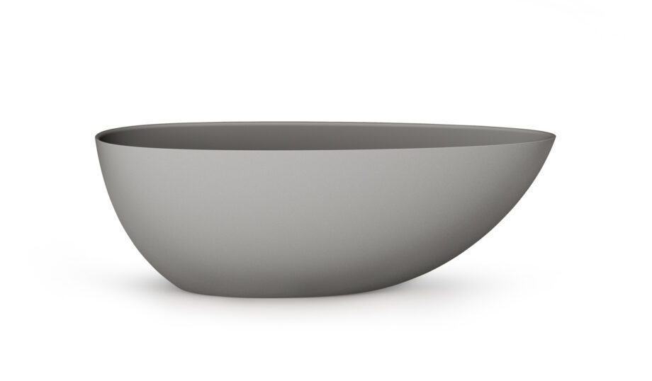 Eraldiseisev kivivann PAA BELLA OVO 170×80 cm, matt Silkstone 6 PAA BELLA OVO freistehende Badewanne aus Silkstone 170x80 cm, matt – 6