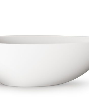 PAA BELLA OVO freistehende Badewanne aus Silkstone 170x80 cm, matt