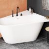 Eckbadewanne PAA DECO CORNER A 160×127 cm, links, Silkstone Eckbadewanne PAA DECO CORNER A 160x127 cm, links, Silkstone