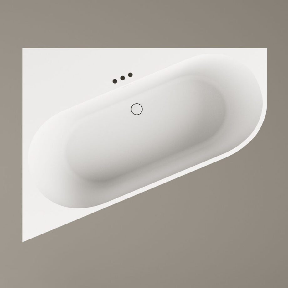 Eckbadewanne PAA DECO CORNER D 160×127 cm, rechts, Silkstone – Ansicht 5 Eckbadewanne PAA DECO CORNER D 160x127 cm, rechts, Silkstone – 5