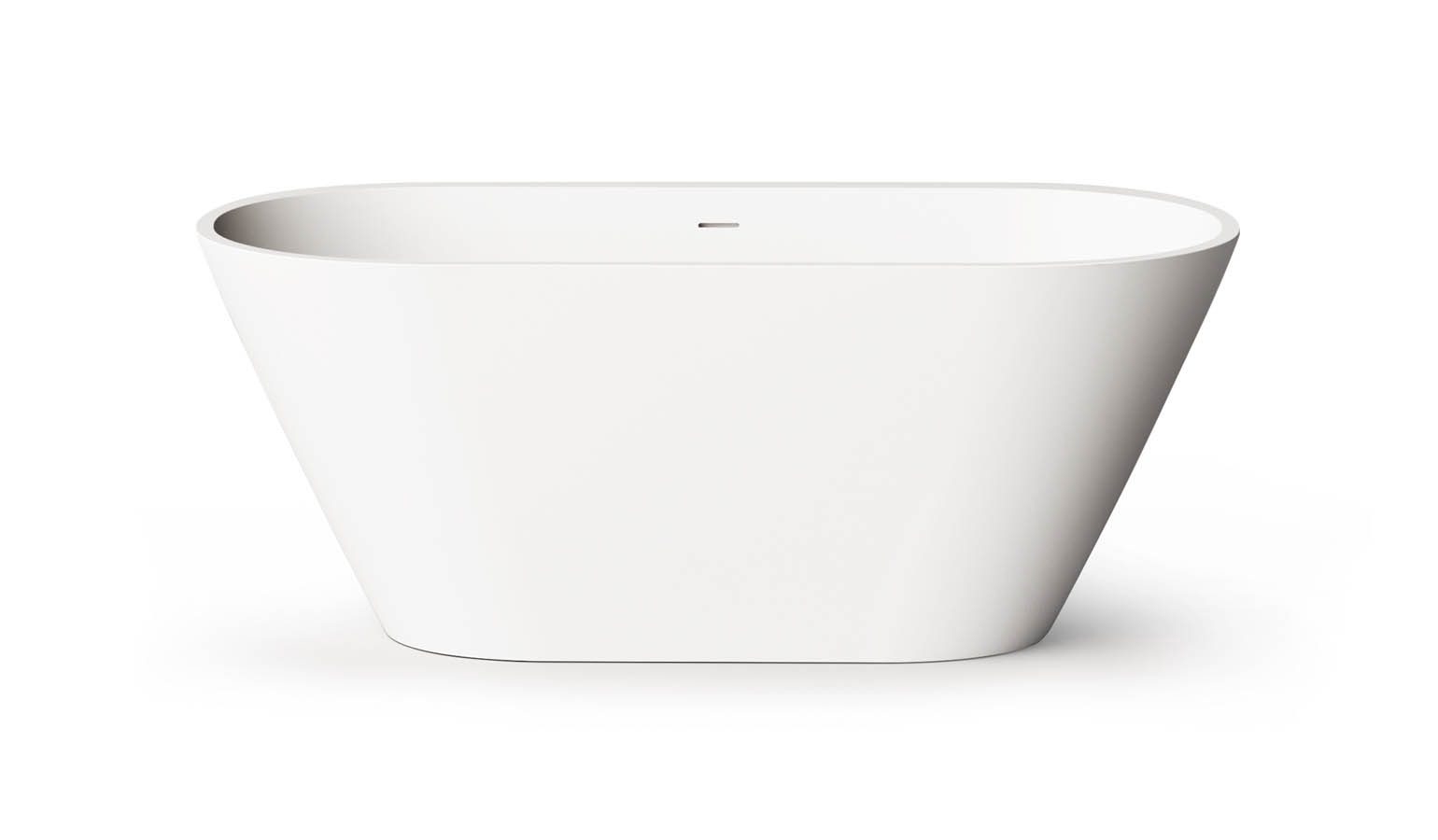 Freistehende Badewanne PAA DECO NUDO 166x72,5 cm, Silkstone