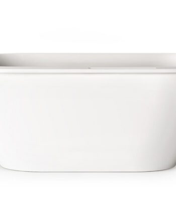 PAA DECO RIM freistehende Badewanne aus Silkstone 166x81 cm, matt