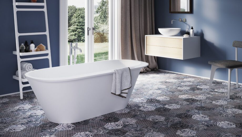 Eraldiseisev kivivann PAA DECO RIM 166×81 cm, matt Silkstone 2 PAA DECO RIM freistehende Badewanne aus Silkstone 166x81 cm, matt – 2