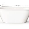 Mõõdu järgi kivivann PAA DECO SHAPE M kuni 180×85 cm, matt Silkstone PAA DECO SHAPE L Badewanne nach Mass aus Silkstone bis 250x127,5 cm, matt