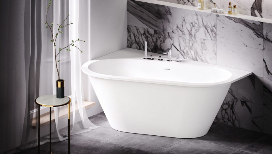 Mõõdu järgi kivivann PAA DECO SHAPE M kuni 180×85 cm, matt Silkstone 2 PAA DECO SHAPE L Badewanne nach Mass aus Silkstone bis 250x127,5 cm, matt – 2
