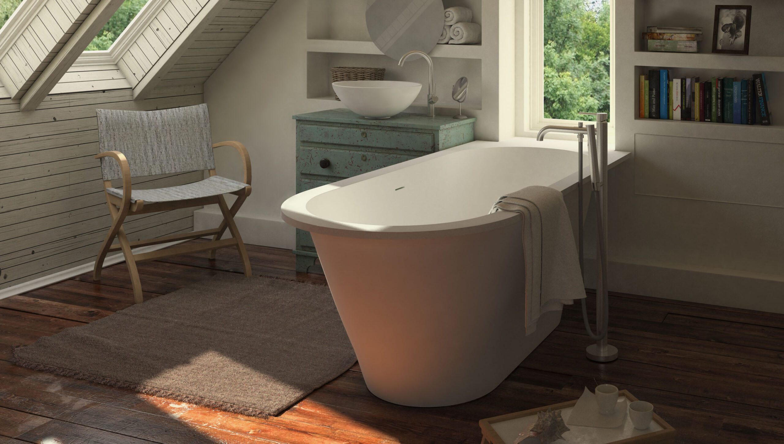 PAA DECO SHAPE L Badewanne nach Mass aus Silkstone bis 250x127,5 cm, matt – 3