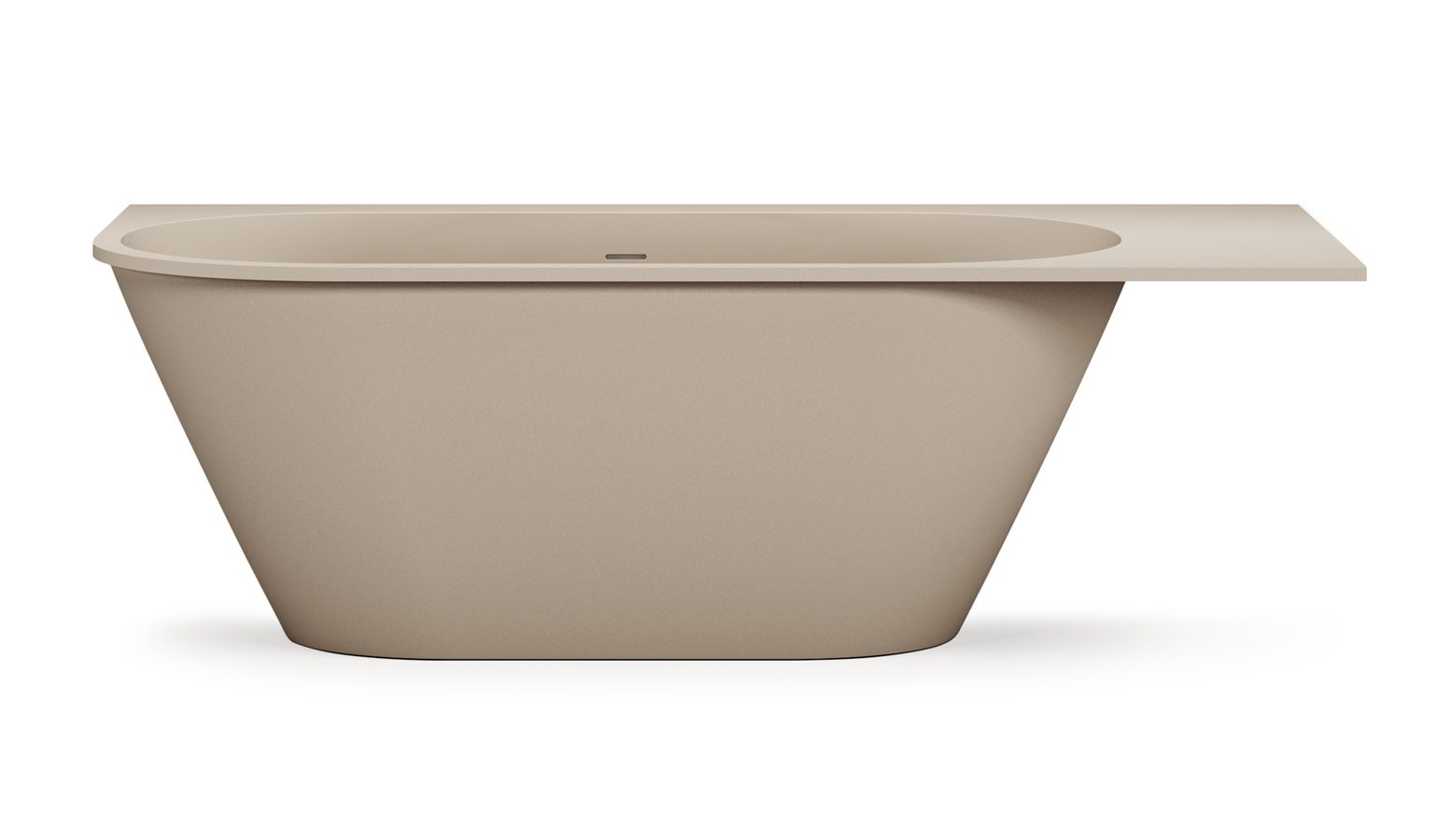 PAA DECO SHAPE RE A Badewanne nach Mass aus Silkstone 170–200x82,5 cm, matt – 7