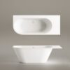 Mõõdu järgi kivivann PAA DECO SHAPE RE A 170–200×82,5 cm, matt Silkstone 9 PAA DECO SHAPE RE A Badewanne nach Mass aus Silkstone 170–200x82,5 cm, matt – 9