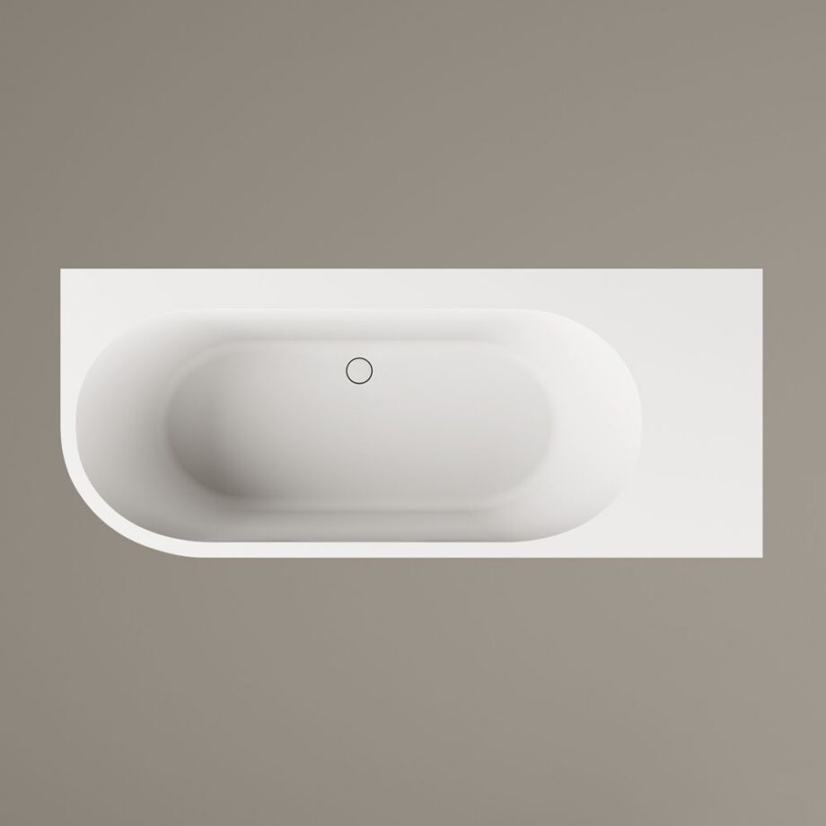 Mõõdu järgi kivivann PAA DECO SHAPE RE A 170–200×82,5 cm, matt Silkstone 10 PAA DECO SHAPE RE A Badewanne nach Mass aus Silkstone 170–200x82,5 cm, matt – 10