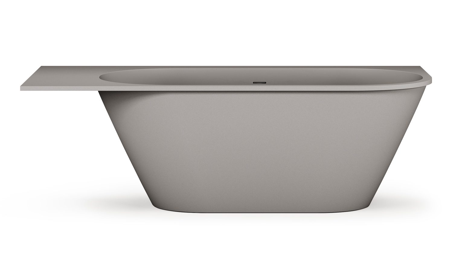 PAA DECO SHAPE RE D Badewanne nach Mass aus Silkstone 170–200x82,5 cm, matt – 6